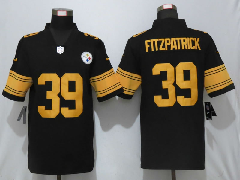 Nike Pittsburgh Steelers 39 Fitzpatrick Navy Black Color Rush Limited Jersey,We sell and wholesale Nike Pittsburgh Steelers 39 Fitzpatrick Navy Black Color Rush Limited Jersey on line form chian!